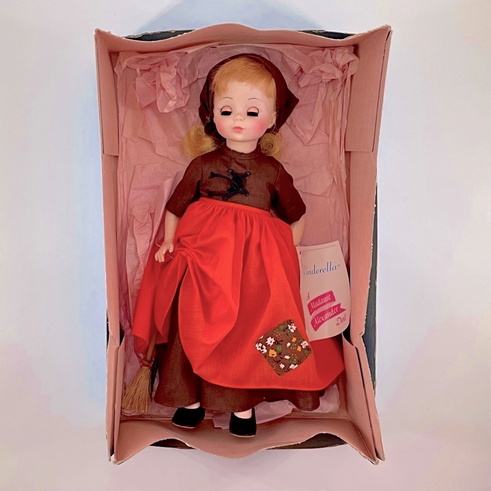 Madame Alexander Doll Poor Cinderella Witch Broom Fall Autumn Halloween 1960’s